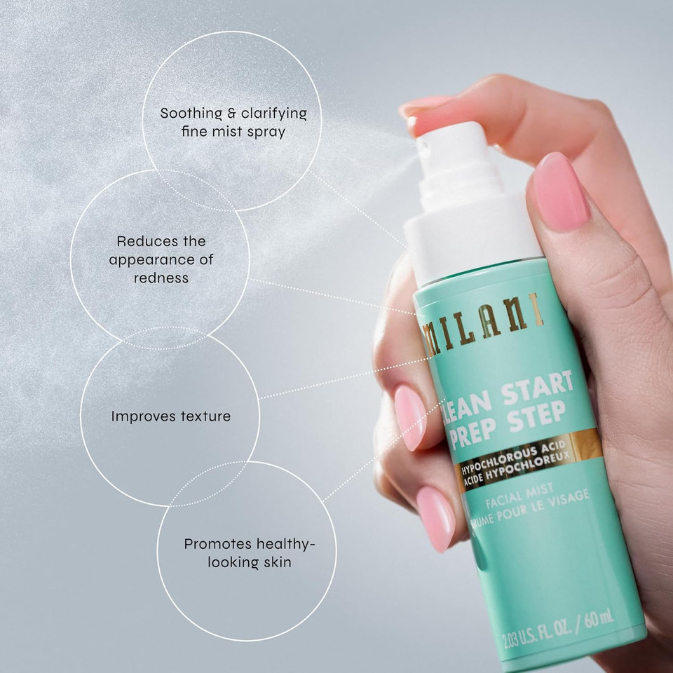 Milani Clean Start Prep Step Hypochlorous Acid Facial Mist