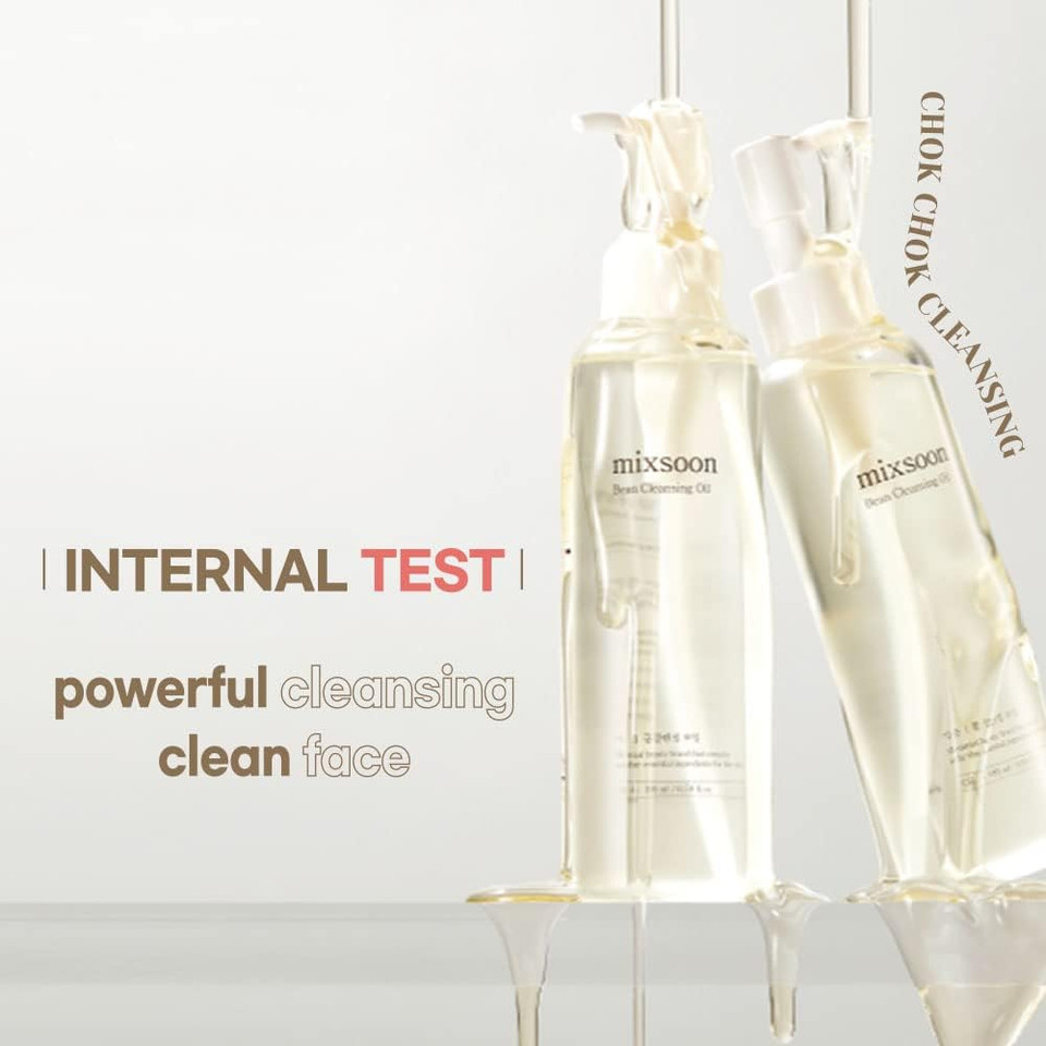 Mixsoon Bean Cleansing Oil 3.38 Fl. Oz. / 100Ml Lightweight Oil Cleanser Make Up Remover For Daily Skin Care Routine Korean Glass Skin Care