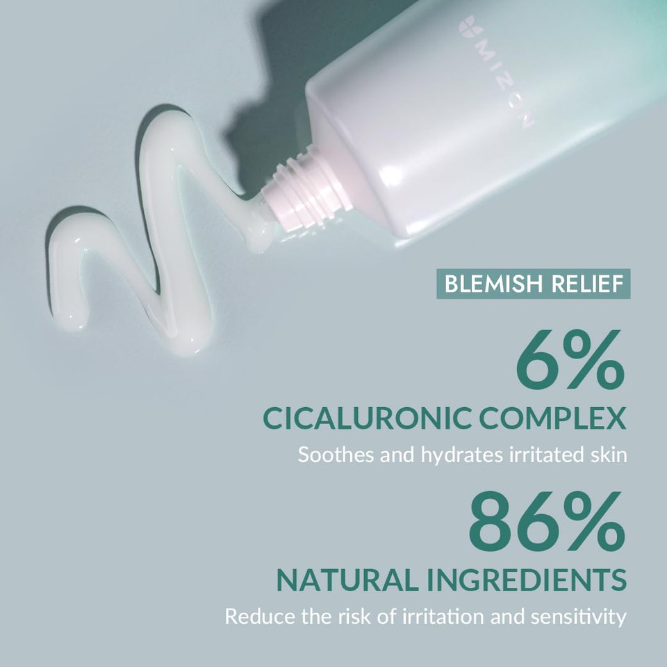 Mizon Cicaluronic Gel Treatment With Centella Asiatica Hyaluronic Acid Vitamin B5 86% Natural Ingredients Mositurizing Soothing Korean Skincare (50Ml/1.69Fl Oz)