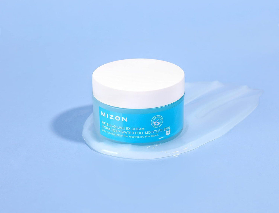 Mizon Water Volume Ex Cream Moisture Deeep Hydration Cream, Soft Skin Korean Skin Care (230Ml / 7.77Fl Oz)