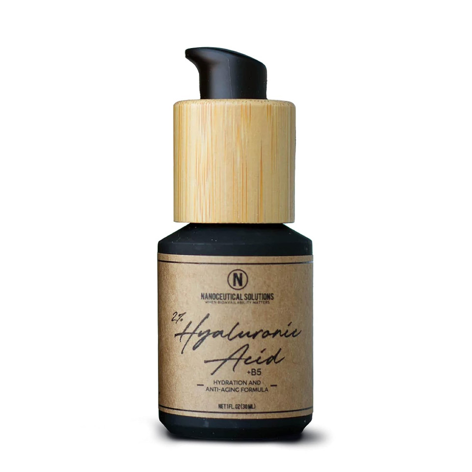 Nanoceutical Solutions Nano 2% Hyaluronic Acid + B5, Instant Absorption, Hydrates And Moisturizes Deep Within The Tissue And Cells Of Your Skin. -25% Discount Available!