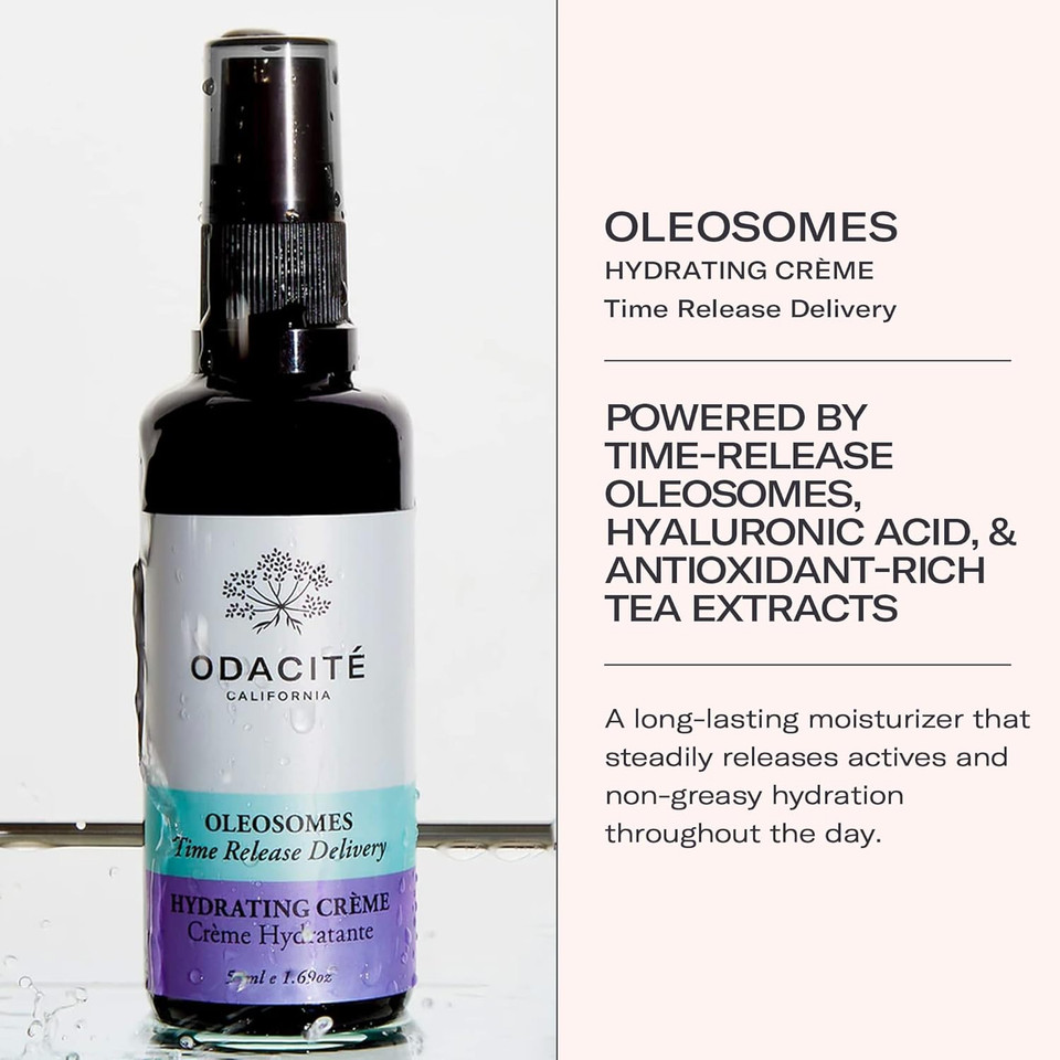 Odacite Odacité Face Cream Moisturizer - Oleosomes Hydrating Cream - Anti-Aging Lightweight Facial Moisturizer With Hyaluronic Acid For Hydration And Fine Lines, 1.69 Fl. Oz