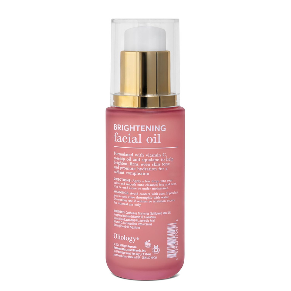 Oliology Brightening Facial Oil  Vitamin C, Rosehip Oil & Squalane | Hydrates, Firms & Enhances Radiance 2 Fl Oz Oliology Brightening Facial Oil  Vitamin C, Rosehip Oil & Squalane | Hydrates, Firms & Enhances Radiance 2 Fl Oz