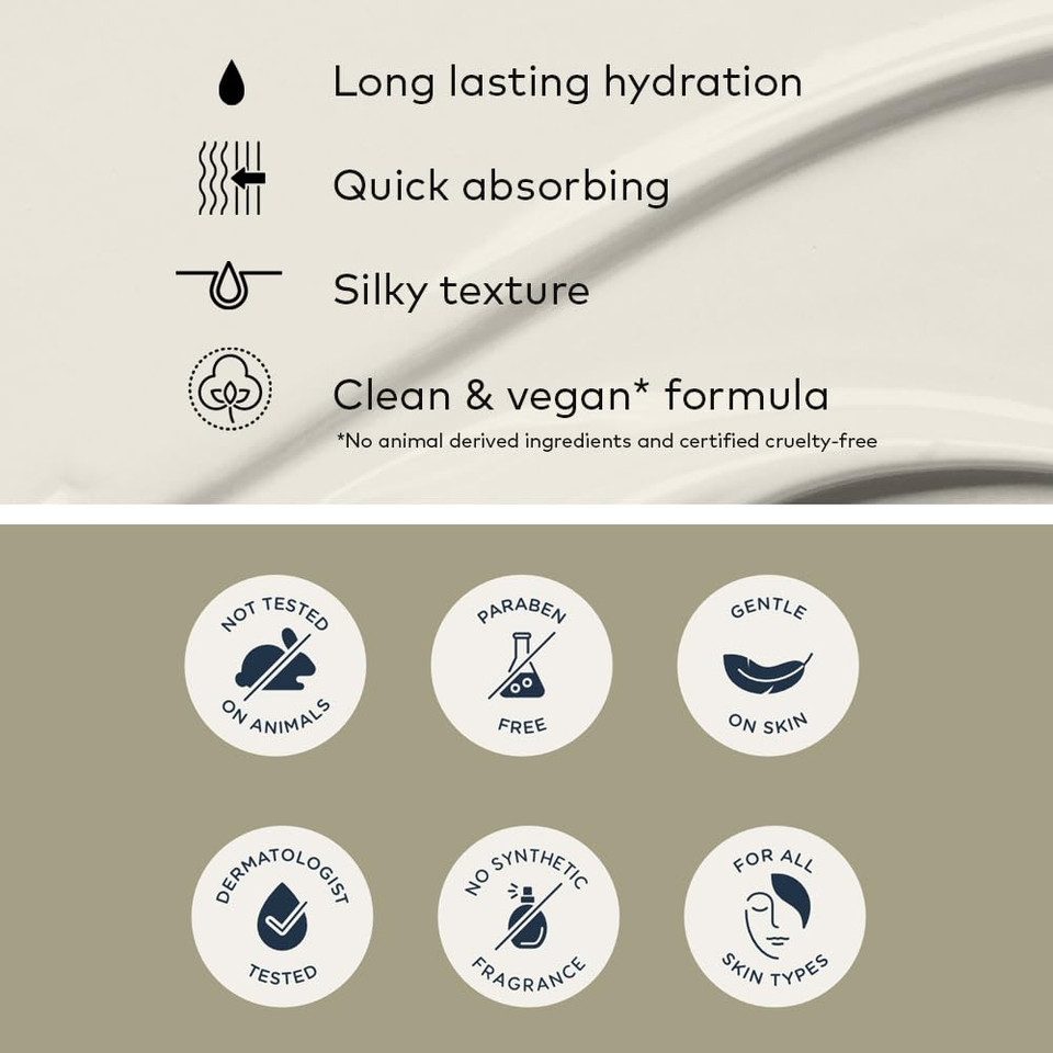 Onekind Mega Multitasker All-Day Moisturizer, Hydrating Face Cream With Hyaluronic Acid And Glycerin, Fragrance-Free Anti-Aging Moisturizer For Sensitive & Mature Skin, Clean Skincare, 1.7 Oz