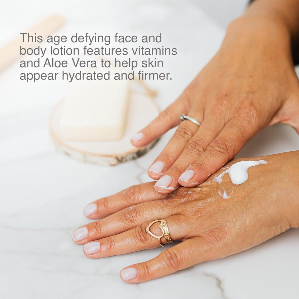 Pharmagel Firma Derm Anti-Aging Lotion  Daily Vitamin A+C+E Moisturizer For Firmer, Younger-Looking Skin  Botanical Firming & Hydrating Body & Face Cream  8.5 Fl Oz Pharmagel Firma Derm Anti-Aging Lotion  Daily Vitamin A+C+E Moisturizer For Firmer, Younger-Looking Skin  Botanical Firming & Hydrating Body & Face Cream  8.5 Fl Oz