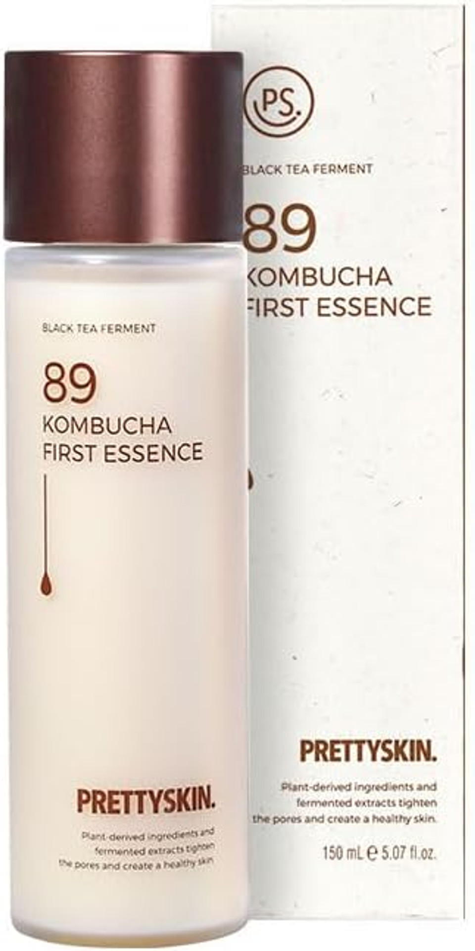 Vegan Kombucha 62% Facial Essence  Hydrating & Lightweight Korean Skincare For Smooth, Balanced Skin  5.07 Fl. Oz Vegan Kombucha 62% Facial Essence  Hydrating & Lightweight Korean Skincare For Smooth, Balanced Skin  5.07 Fl. Oz
