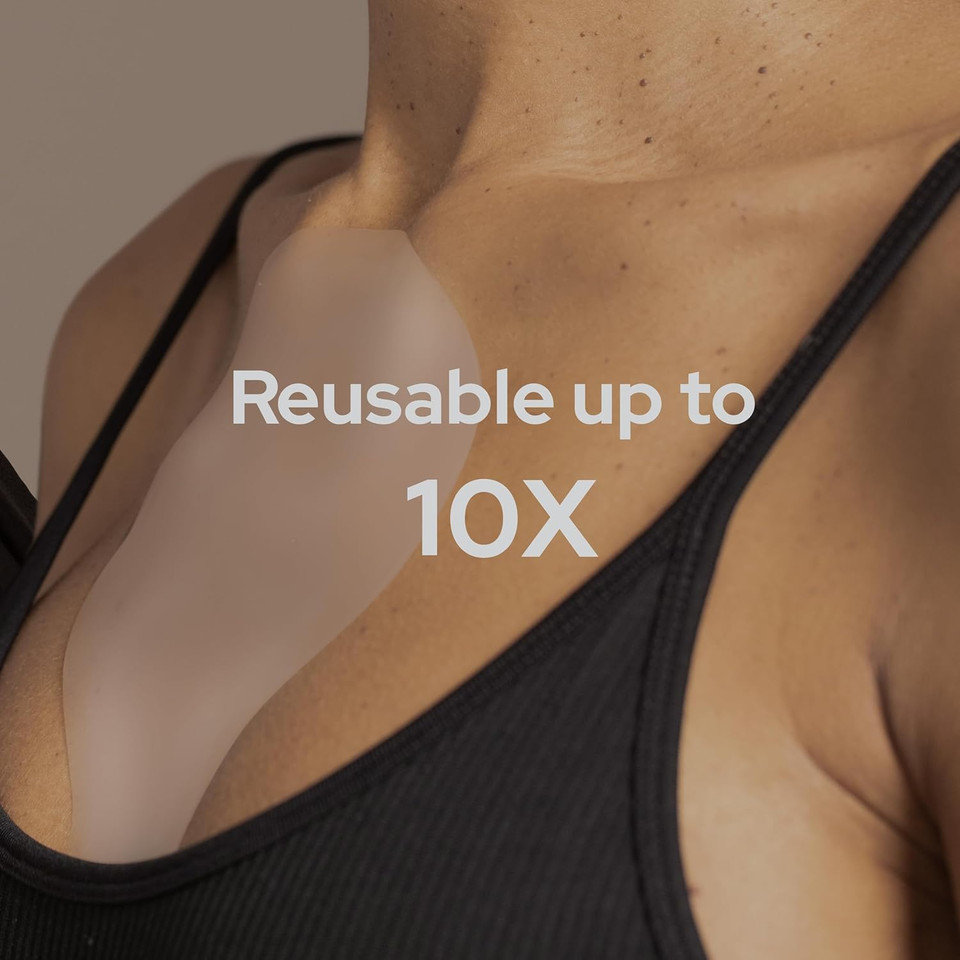 Sio Beauty Chestlift - Wrinkle-Smoothing, Medical-Grade Silicone Patches For Chest Fine Lines - Reusable Up To 10X - Cruelty-Free & Environmentally-Friendly Hydrating Beauty Patches - 1 Patch Sio Beauty Chestlift - Wrinkle-Smoothing, Medical-Grade Silicone Patches For Chest Fine Lines - Reusable Up To 10X - Cruelty-Free & Environmentally-Friendly Hydrating Beauty Patches - 1 Patch