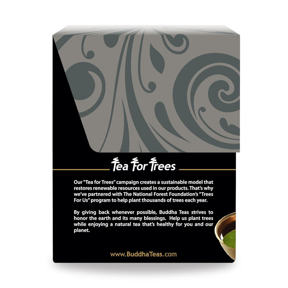 Buddha Teas Organic Earl Grey Tea - Ou Kosher, Usda Organic, Ccof Organic, 18 Bleach-Free Tea Bags