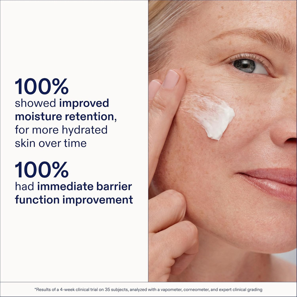 Skinfix Triple Lipid-Peptide Cream Refill - 1.7 Oz - Rich Face Moisturizer To Instantly Hydrate & Restore Dry, Sensitive Skin - Non-Comedogenic, Fragrance Free, Vegan, Cruelty Free