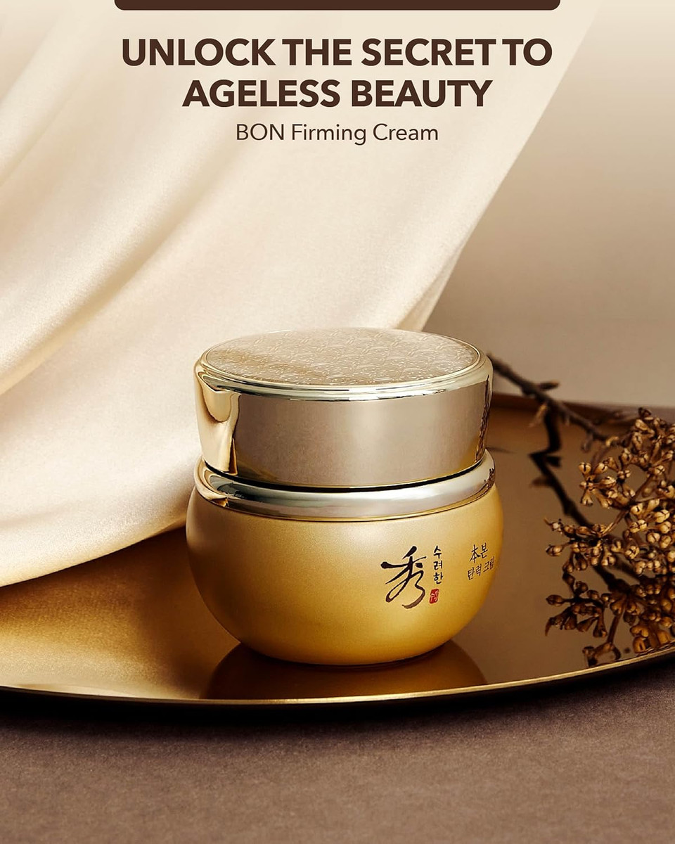 Sooryehan Bon (Firming Cream, 2.5Fl Oz) - Tighten & Nourish, Korean Skin Care. Elasticity Care Moisturizer For Face, Neck By Lg Beauty. Ginseng, Ginsenocide, Amino Acids Sooryehan Bon (Firming Cream, 2.5Fl Oz) - Tighten & Nourish, Korean Skin Care. Elasticity Care Moisturizer For Face, Neck By Lg Beauty. Ginseng, Ginsenocide, Amino Acids