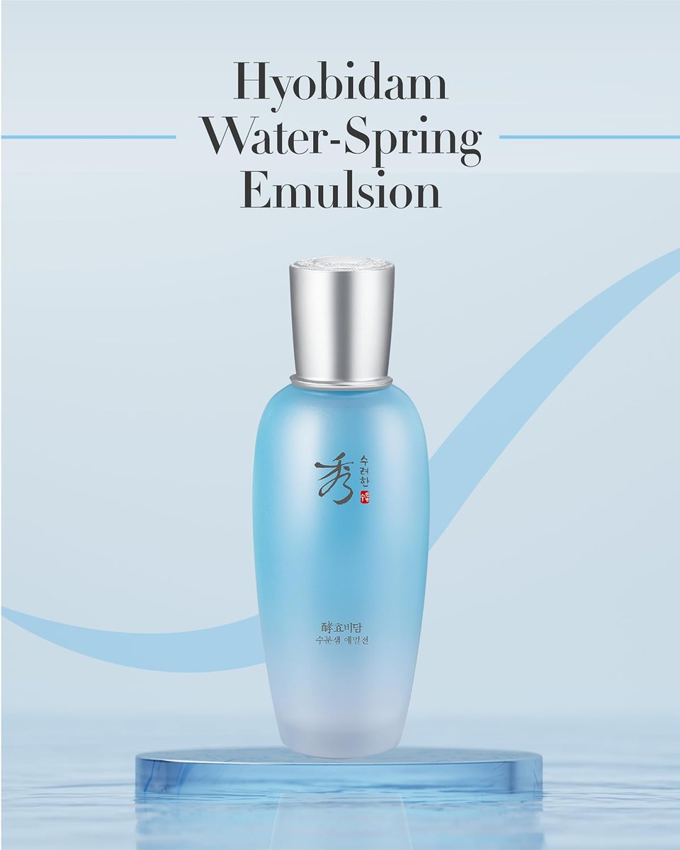 Sooryehan Hyobidam Water-Spring Emulsion (130Ml/4.4Fl Oz) - Lightweight Moisturizer For Elasticity, Hydrating Lotion. Premium Korean Skin Care. Fermented Ginseng, Hyaluronic Acid Sooryehan Hyobidam Water-Spring Emulsion (130Ml/4.4Fl Oz) - Lightweight Moisturizer For Elasticity, Hydrating Lotion. Premium Korean Skin Care. Fermented Ginseng, Hyaluronic Acid