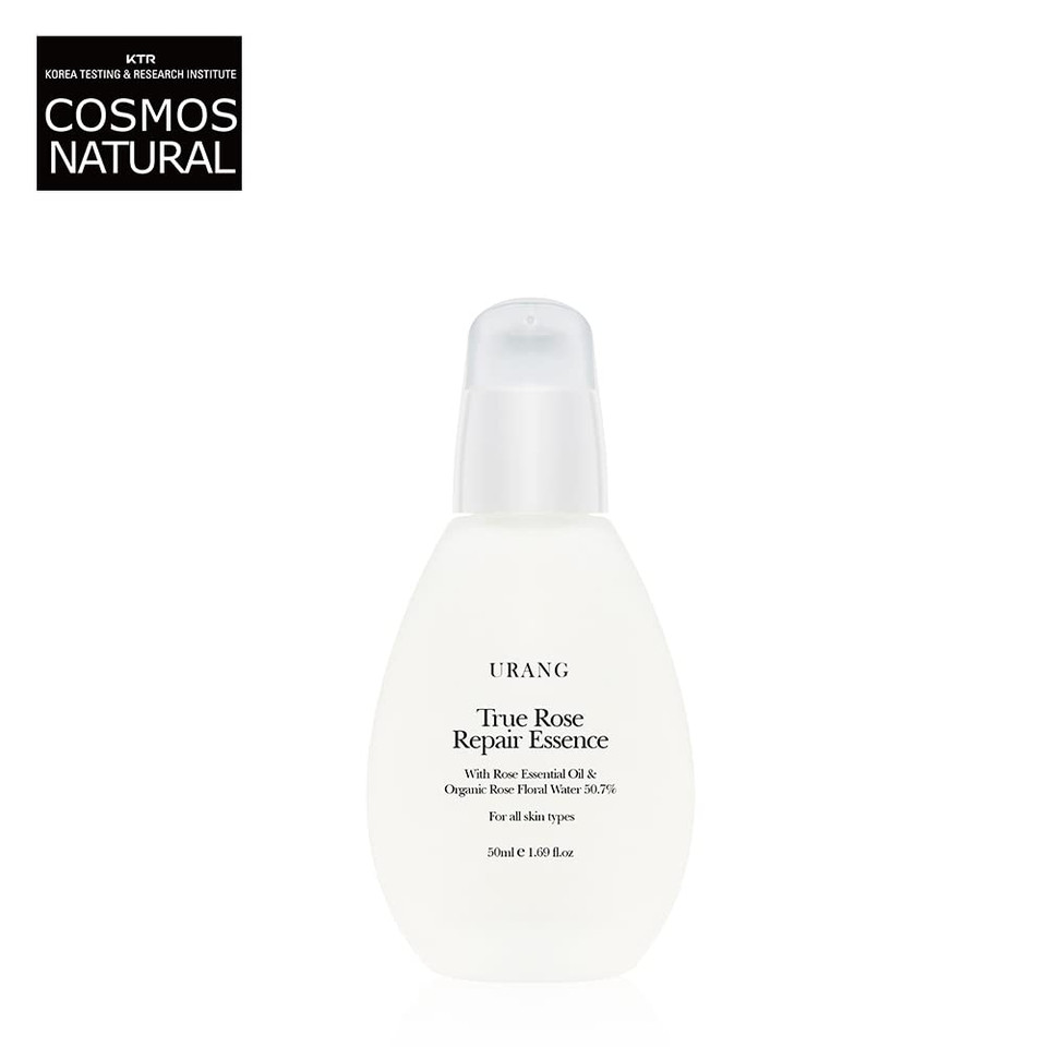True Rose Repair Essence | Cosmos Natural Certified | 50.7% Rosa Damascena Flower Water & Rose Essential Oil | Deep Healing & Calming Face Moisturizer | Reducing Redness | 1.69 Oz