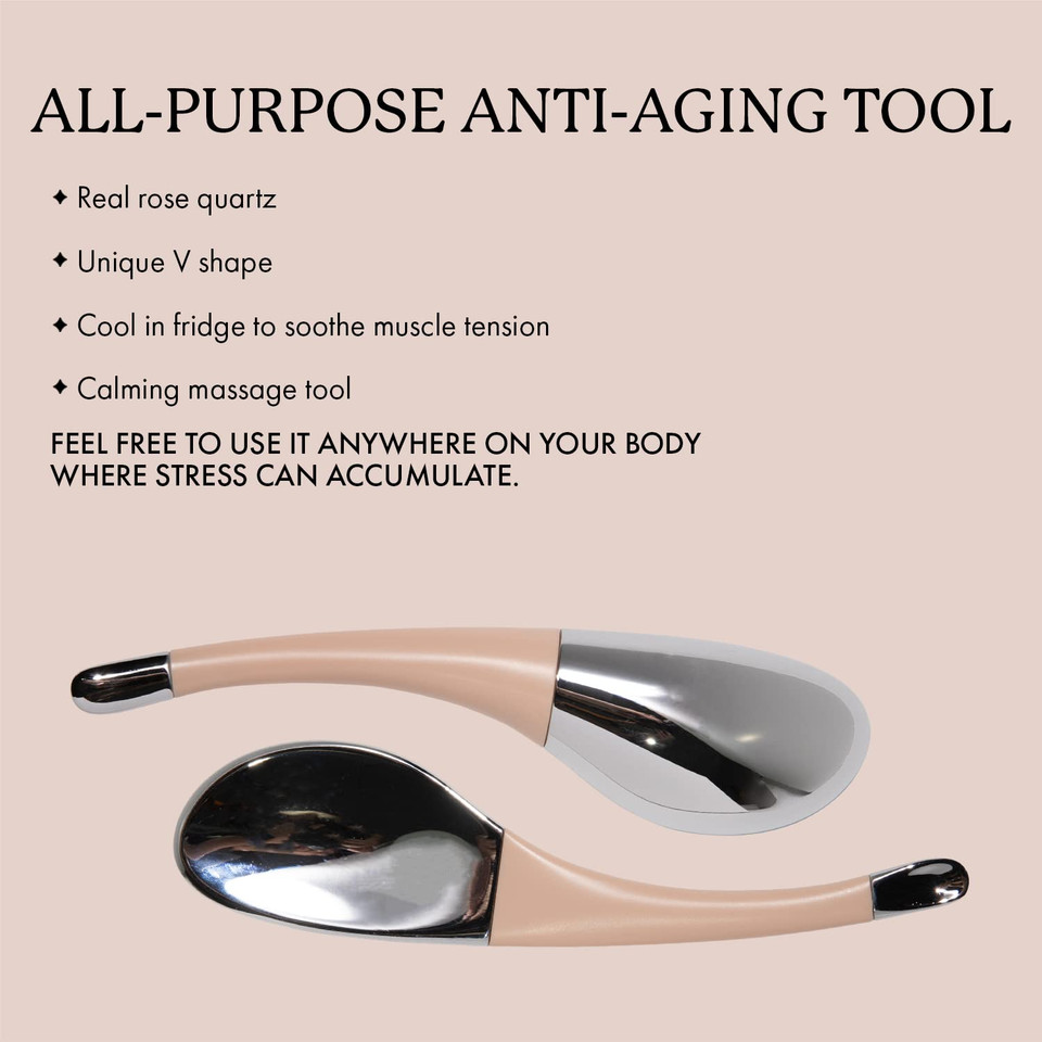 Vanity Planet Kera, 3-In-1 Cryotherapy Facial Globes And Gua Sha Beauty Tool  Revitalize Tired Skin, Reduce Puffiness And Alleviate Tension - Ideal For Facial Contours, Temples, Neck And Body