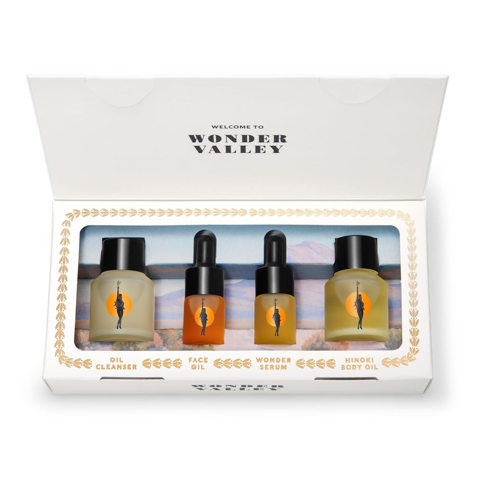 Wonder Valley - Little Wonders Set | Vegan, Cruelty-Free, Tsa Approved Sizes | Hydrating, Microbiome-Friendly (4 Piece Set)
