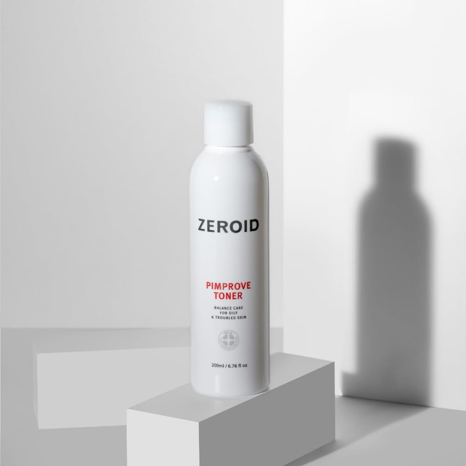 Zeroid | Pimprove Facial Toner | Skin Barrier With Hyaluronic Acid & Ceramide | Ph Balanced Face Toner For Oily & Sensitive Skin | Korean Skincare | Facial Deep Hydrating | 6.76 Fl Oz (200Ml)