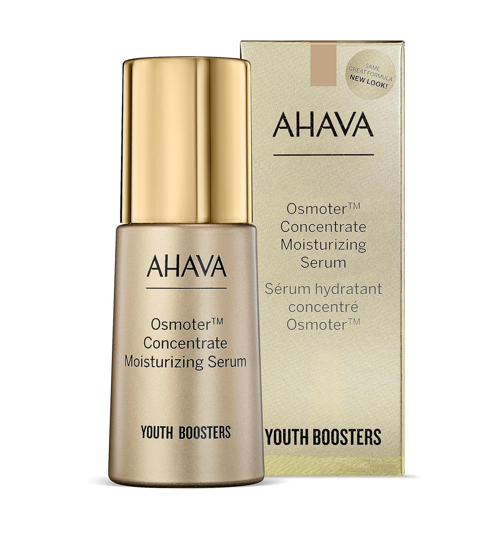 Ahava Osmoter Concentrate Moisturizing Serum - Lightweight Concentrated Serum To Boost Youthfulness & Radiance From Within, Enhance Hydration, With Argan Oil, Hyaluronic Acid & Osmoter X3, 1 Fl.Oz