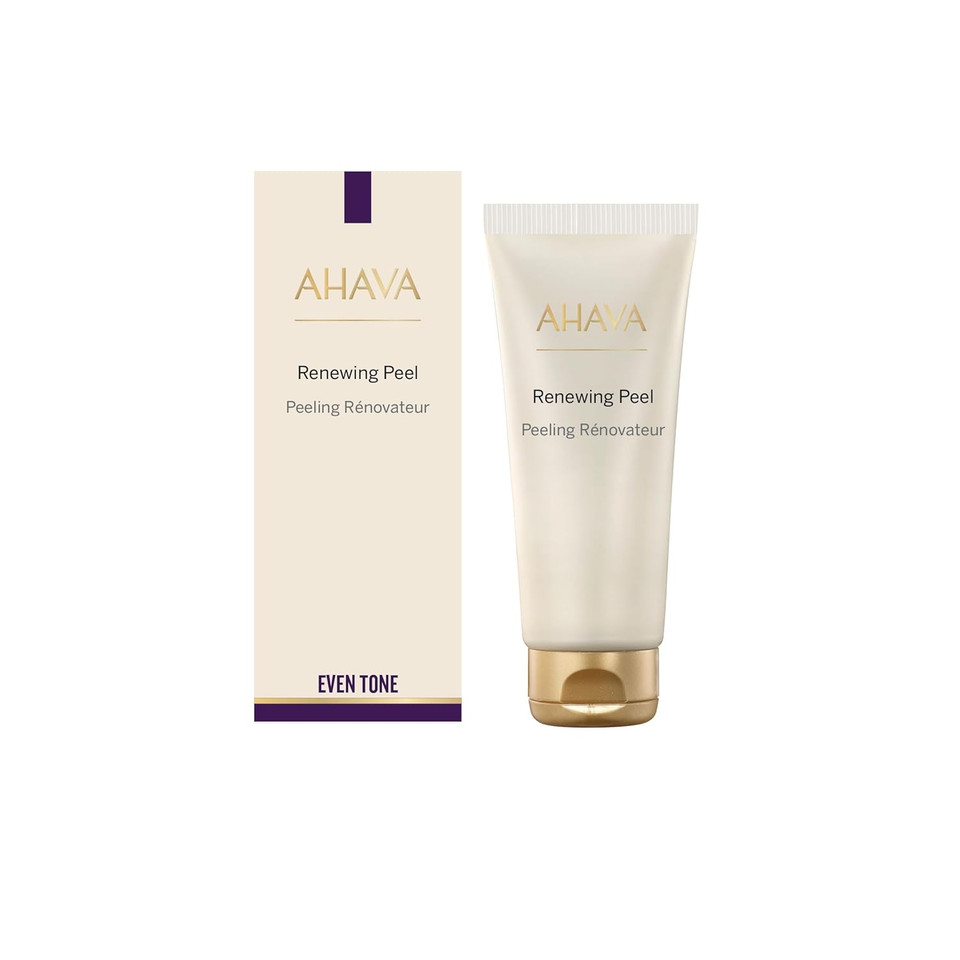 Ahava Time To Treat Facial Renewal Peel - Gel Peel For Immediate Radiance & Even Tone, Enhances Renewal, Smoothes Skin Surface, With Osmoter, Biasbolol, Calendula & Vitamin C & Aloe Vera, 3.4 Fl.Oz