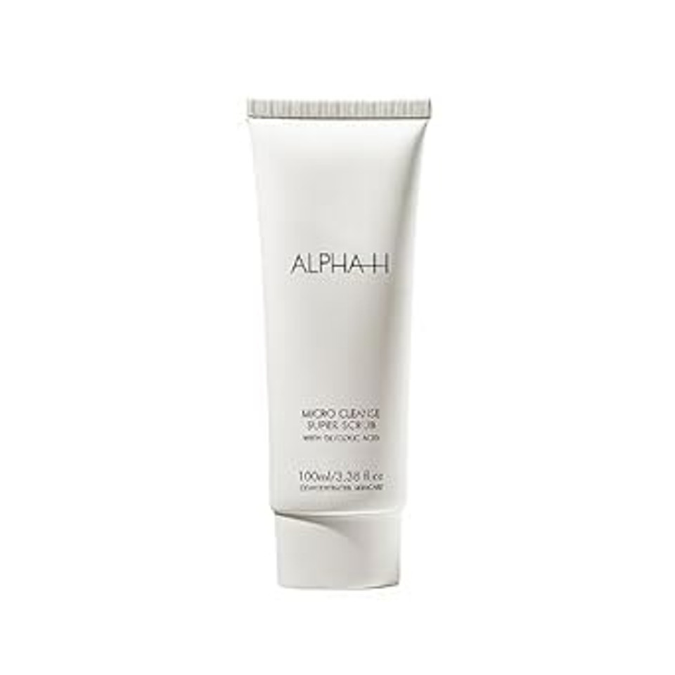 Alpha-H | Micro Super Scrub | Glycolic Acid Face And Body Exfoliant With Bamboo Extract