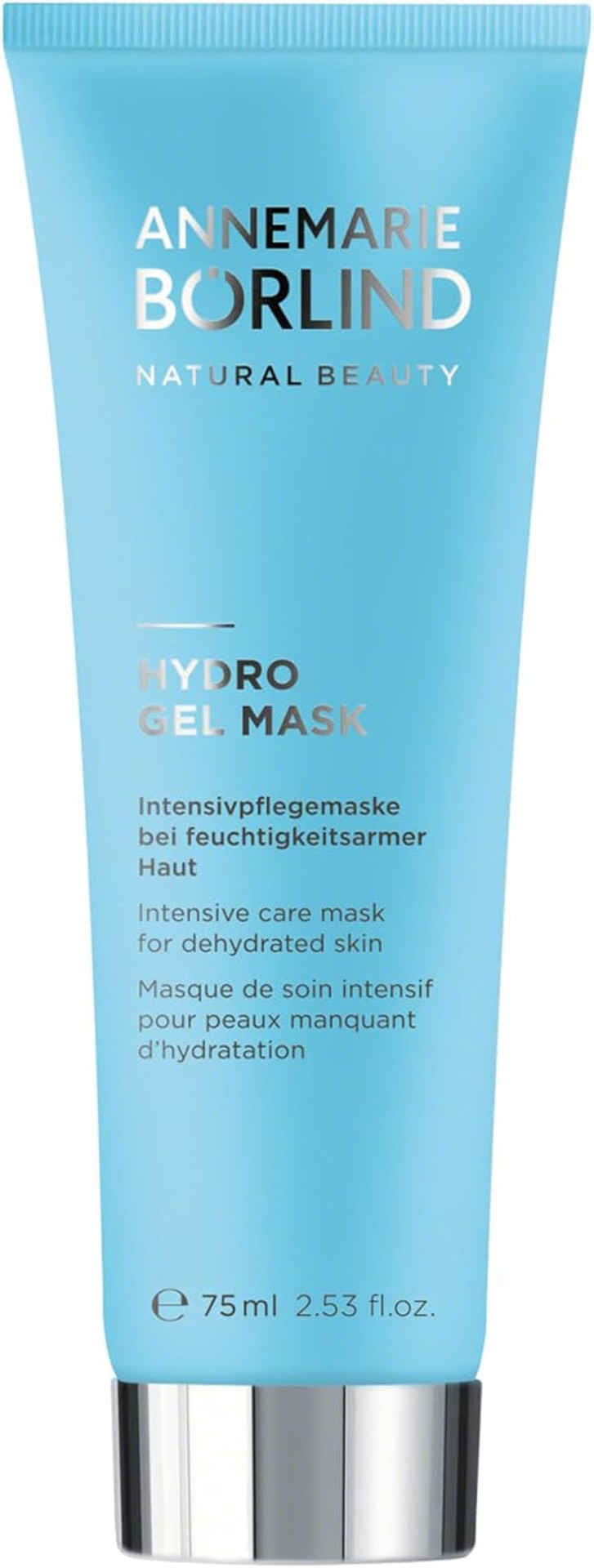 Annemarie Börlind  Hydro Gel Mask  Natural Moisturizing Wash Off Face Mask With Hyaluronic Acid And Red Algae Extract For Radiant And Youthfully Fresh Looking Skin 2.5 Oz