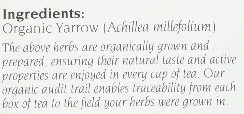 Celebration Herbals Yarrow Leaf & Flower Tea, 24 Ct