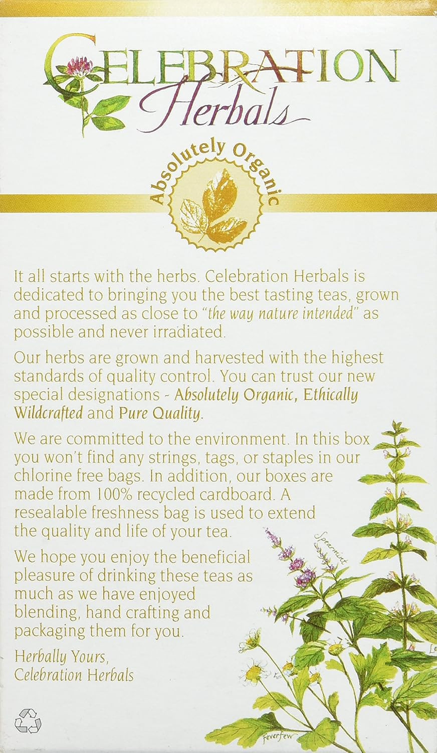 Celebration Herbals Yarrow Leaf & Flower Tea, 24 Ct