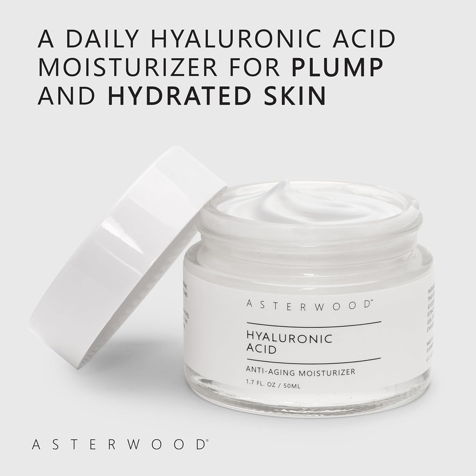 Asterwood Vitamin C 1 Oz + Hyaluronic Acid Moisturizer 1.7 Oz