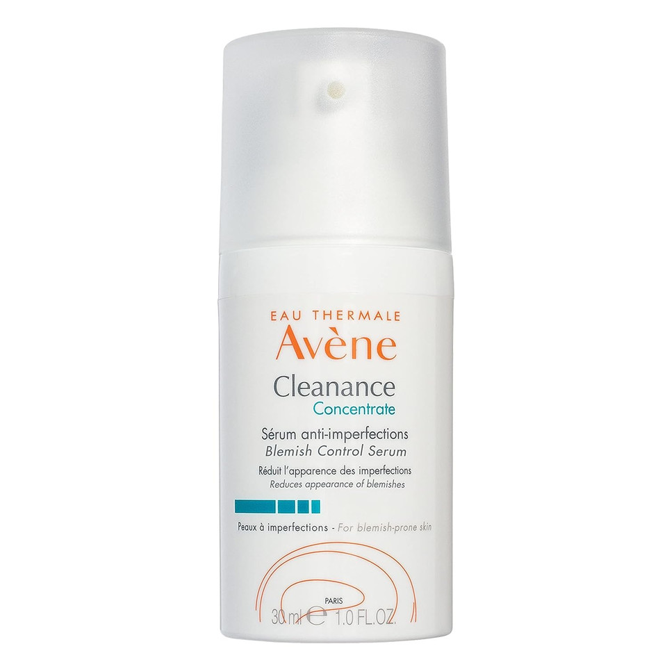 Avene Cleanance Concentrate Blemish Control Serum, Clarifying Water-Gel, Fragrance And Silicone Free, For Acne-Prone Skin, Airless Pump, 1 Fl Oz