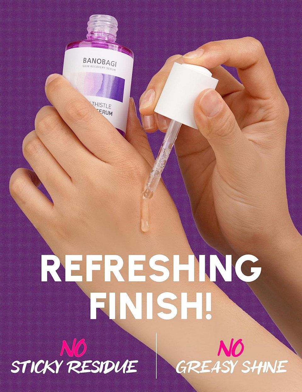 Milk Thistle Repair Serum | Korean Skin Care Face Moisturizer Hydrating Serum For Face | Korean Moisturizer Skin Firming Face Serum For Glowing Skin W/ 70% Burdock Root Extracts (1.01 Oz)