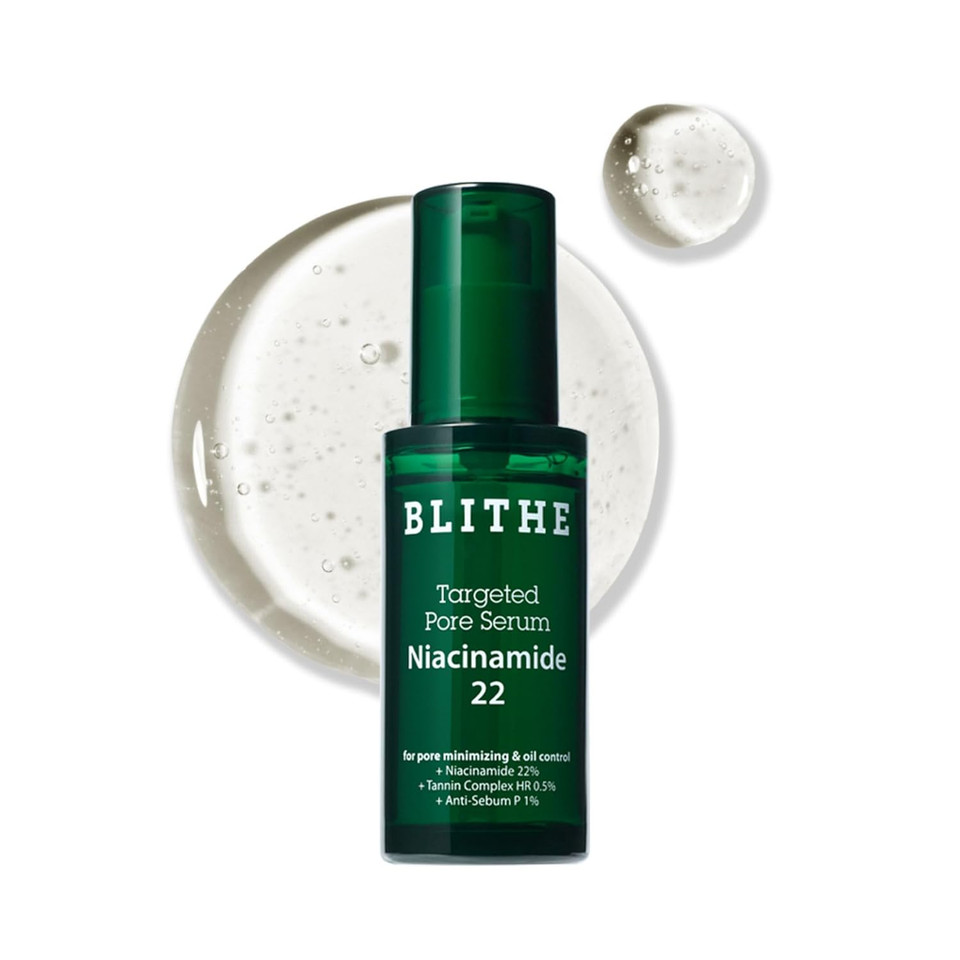 Blithe Targeted Hydrating Serum  Korean Hyaluronic Acid For Face With Peptides & Panthenol, Deep Hydration  Pure Hyaluronic Acid 2%  1.7 Fl Oz