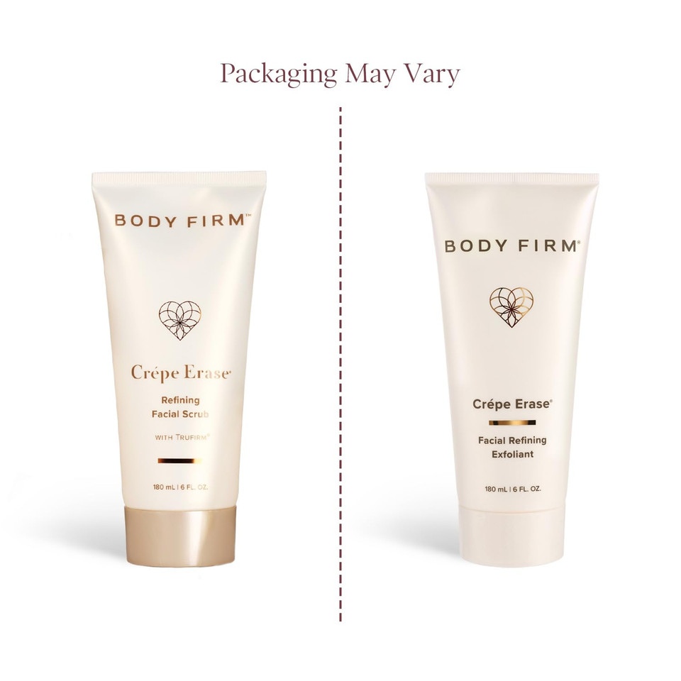 Crepe Erase Refining Facial Scrub, Anti-Aging Skin Care, Exfoliating Face Wash With Gentle Aha Bha Exfoliators, Exfoliating Pre Treatment For Wrinkle & Crepe Skin, Promotes Collagen, 6 Fl Oz