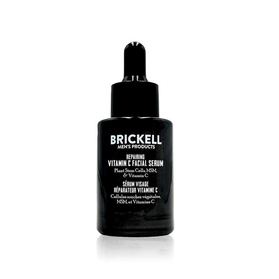 Brickell Men'S Anti Aging Vitamin C Serum For Face, Repairing Night Facial Serum For Men, Natural And Organic Hyaluronic Acid Serum For Face To Diminish Wrinkles And Reduce Redness, 1 Ounce, Unscented Brickell Men'S Anti Aging Vitamin C Serum For Face, Repairing Night Facial Serum For Men, Natural And Organic Hyaluronic Acid Serum For Face To Diminish Wrinkles And Reduce Redness, 1 Ounce, Unscented