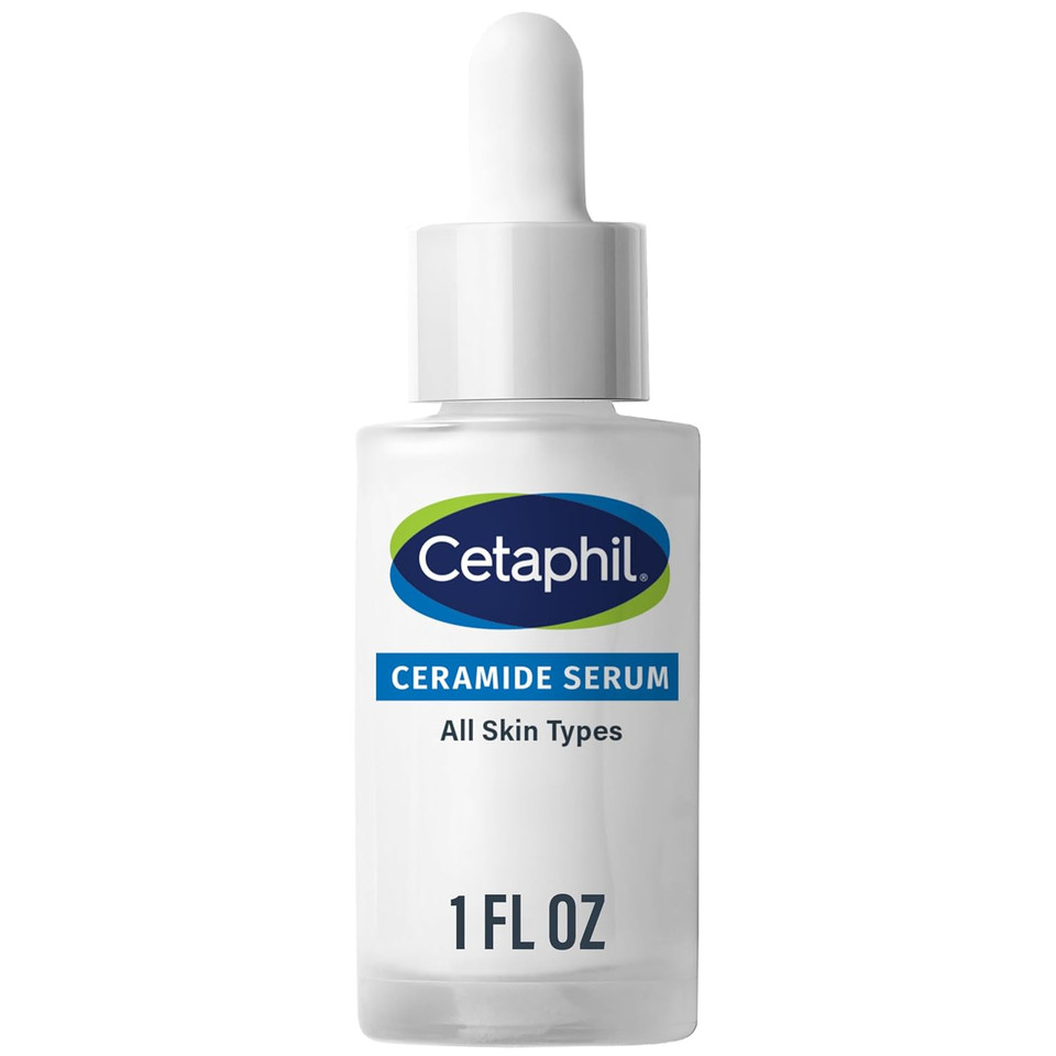 Cetaphil Ceramide Serum, Hydrates And Restores Skin Barrier, Formulated With Ceramides & Centella Asiatica, Designed For Sensitive Skin, Fragrance Free, Dermatologist Tested, 1Oz