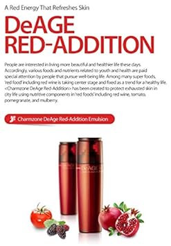 Charmzone Deage Red Addition Emulsion, Korean Serum For Long Lasting Hydration, Smoothing Lines And Ultimate Nourishment (130Ml/4.4 Fl.Oz)