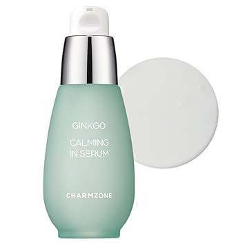 Charmzone Ginkgo Calming-In Serum  Korean Skincare For Sensitive Skin | Soothing & Hydrating Face Serum With Ginkgo Leaf Extract & Flavonoids For Protection & Revitalization (1.01 Fl Oz /30 Ml)