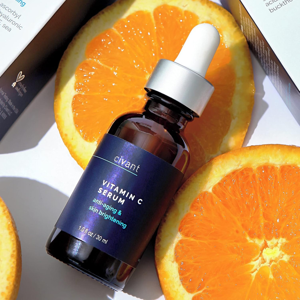 Vitamin C Serum - Anti-Aging And Skin Brightening For All Skin Types & Tones - Hyaluronic Acid & Vitamin E Serum For Face - Paraben Free, Cruelty Free & Vegan, 1.0 Fl Oz