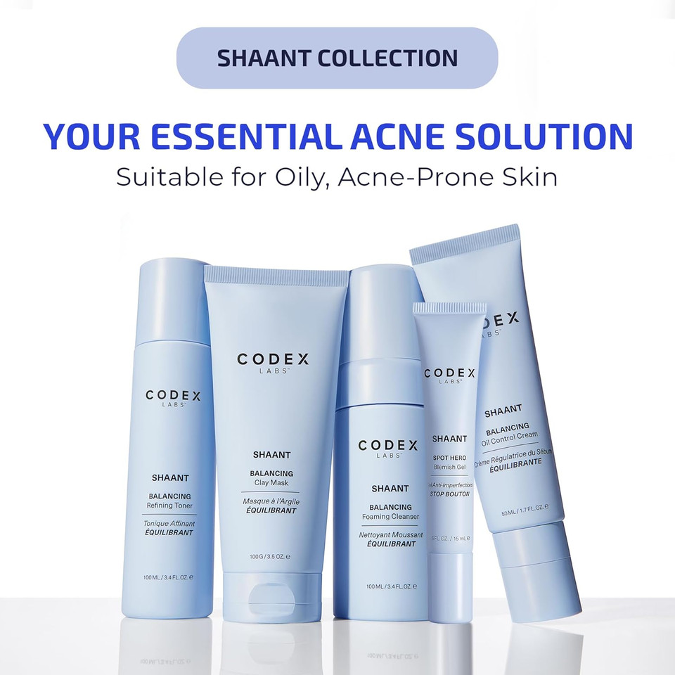 Codex Labs Shaant Pore Purifying Face Scrub - Oil Control Pore Minimizer Exfoliator - For Acne Prone, Oily Skin, All Skin Types - With 2% Salicylic Acid - Cruelty-Free, Vegan Skincare (100G) Codex Labs Shaant Pore Purifying Face Scrub - Oil Control Pore Minimizer Exfoliator - For Acne Prone, Oily Skin, All Skin Types - With 2% Salicylic Acid - Cruelty-Free, Vegan Skincare (100G)