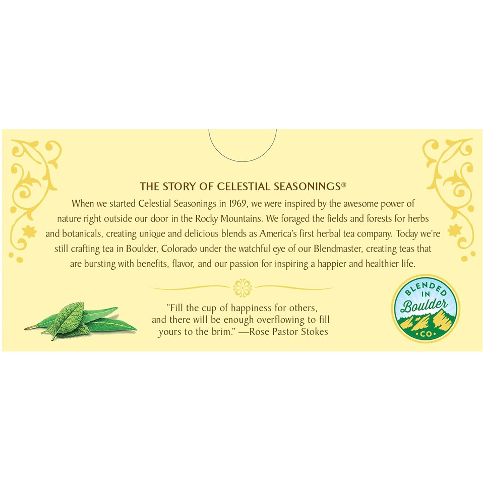 Celestial Seasonings Throat Cooler Herbal Tea, 16 Count1 Count (Pack Of 16)