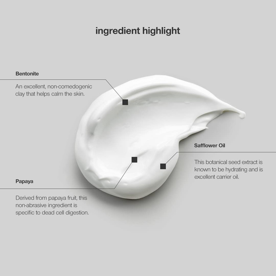 Control Corrective Sensitive Skin Enzyme Mask, 2 Oz - Increases Hydration And Renews Skin Texture, Papaya Enzyme Based, Creamy Clay Mask Lightly Exfoliates Softens, Calms & Hydrates At The Same Time