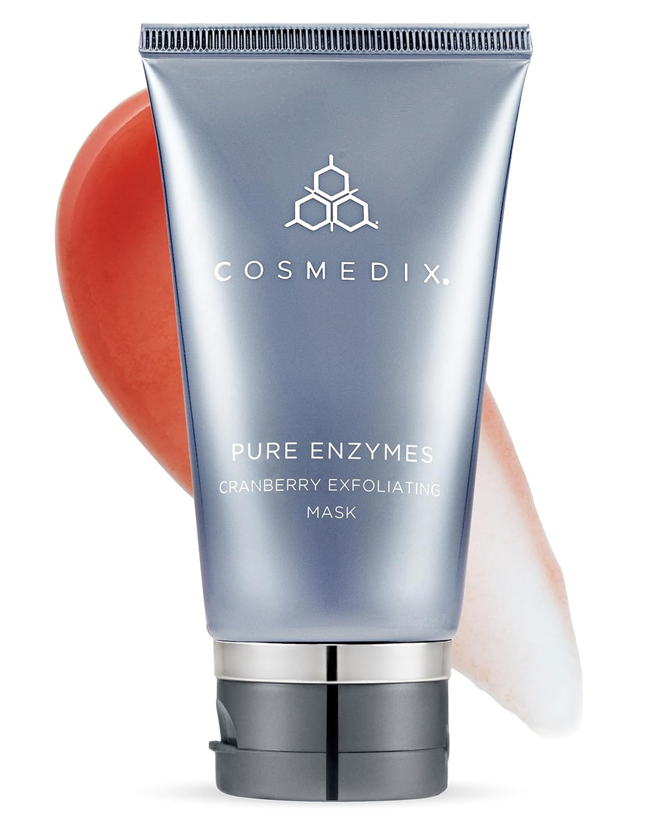 Cosmedix Pure Enzymes Cranberry Exfoliating Facial Mask Skincare - Nutrient-Rich Hydrating Face Mask Gently Exfoliates Dry & Dull Skin - Moisturizing Skin Care For Softer, Plumper & Radiant Glow Cosmedix Pure Enzymes Cranberry Exfoliating Facial Mask Skincare - Nutrient-Rich Hydrating Face Mask Gently Exfoliates Dry & Dull Skin - Moisturizing Skin Care For Softer, Plumper & Radiant Glow