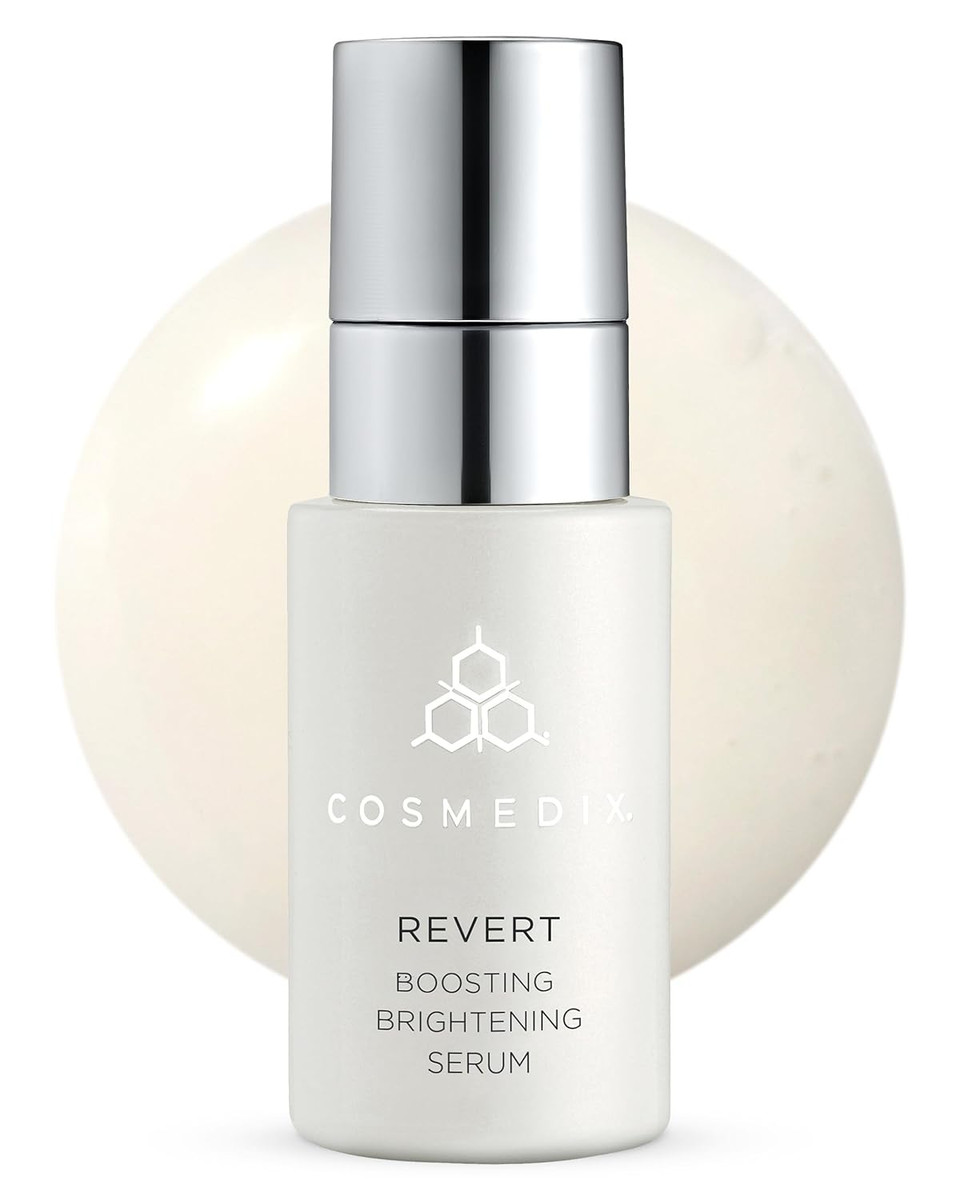 Cosmedix Revert Boosting Brightening Face Serum - Hydrating Facial Serum For Dark Spots & Uneven Skin Tone - Firming Skincare For Brighter & Natural Glow, All Skin Types, Cruelty Free