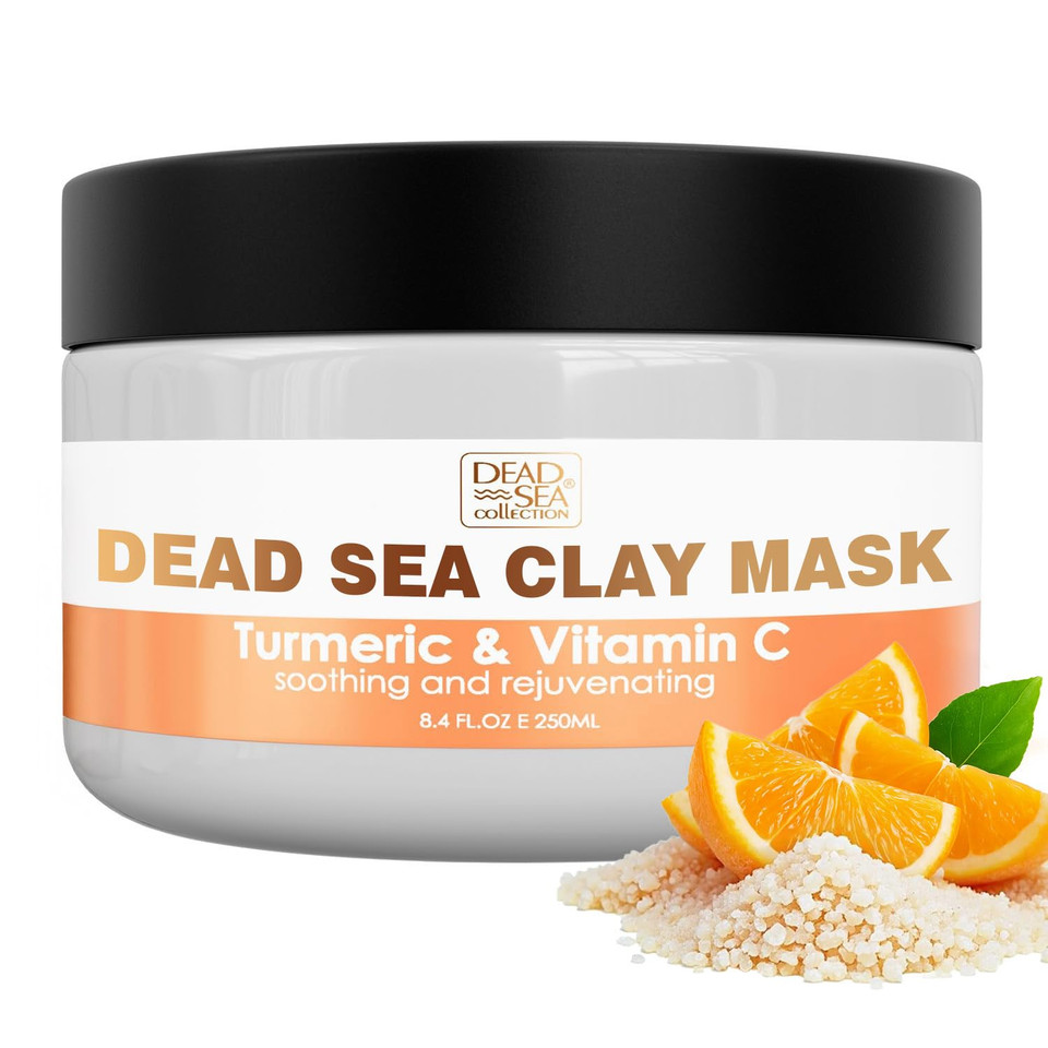 Dead Sea Collection Green Tea Clay Mask For Face - Deep Cleansing Skin Care Spa Facial Mask With Dead Sea Minerals - Nourishing And Moisturizing Skin (8.4 Fl.Oz)