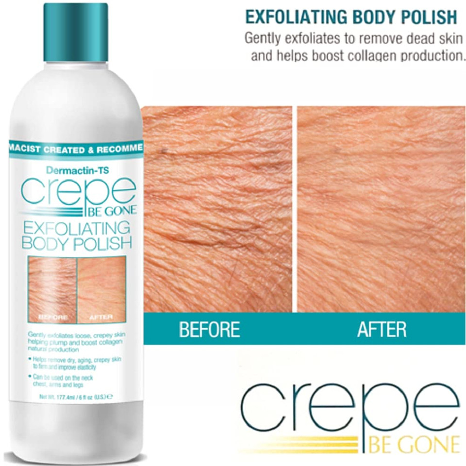 Dermactin-Ts Crepe Be Gone Exfoliating Body Polish And Skin Mask Collection 4-Pc Set