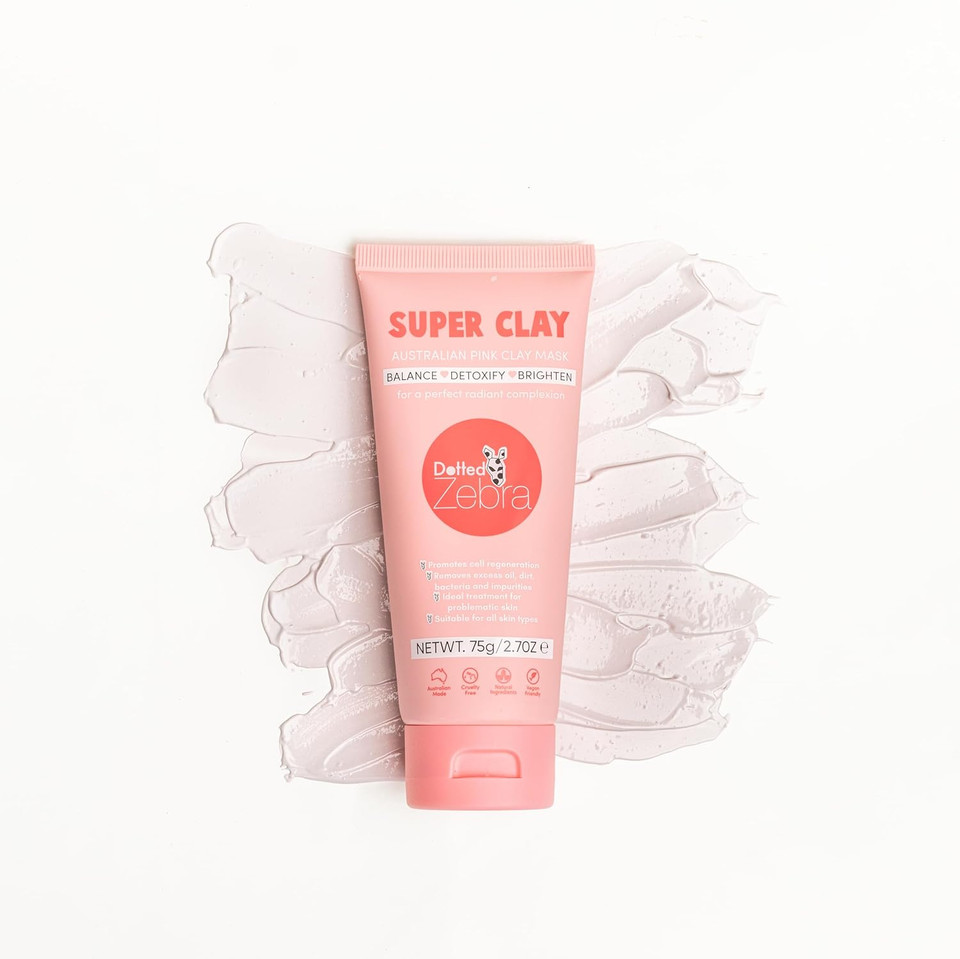 Super Clay Face Mask, 2.7 Oz - With Kakadu Plum, Magnesium, Zinc And Silica - Nourishing Face Mask - Clay Mask For All Skin Types
