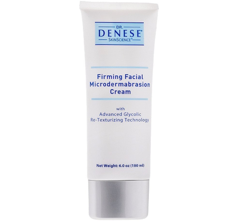 Dr. Denese Skinscience Firming Facial Microdermabrasion Cream Refresh With Botanical Ingredients - Dual Physical Peel & Chemical Exfoliant For Glowing Radiant Skin - Paraben-Free, Cruelty-Free - 6Oz