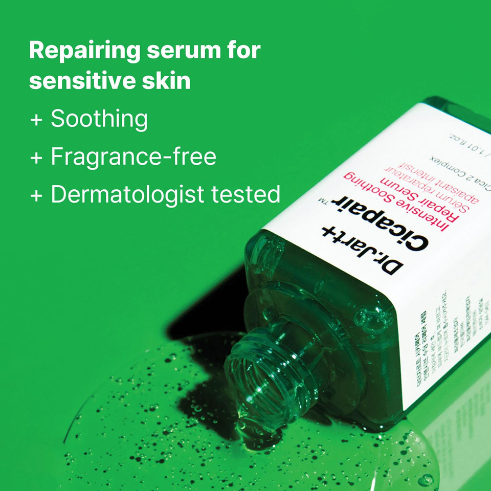 Dr.Jart+ Cicapair Sensitive Skin Face Serum For Redness And Barrier Repair With Centella Asiatica | Korean Skin Care, 1.01 Fl Oz