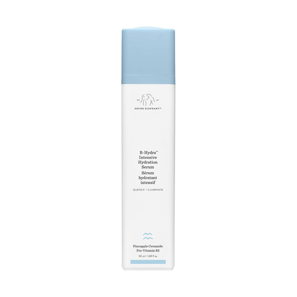 Drunk Elephant B-Hydra Hydration Serum - 50 Ml/1.69 Fl Oz - Hydrating Vitamin B Serum - Clean Clinical Skincare - Cruelty-Free - Dermatologist-Tested - Free Of Essential Oils, Silicones, And Fragrance
