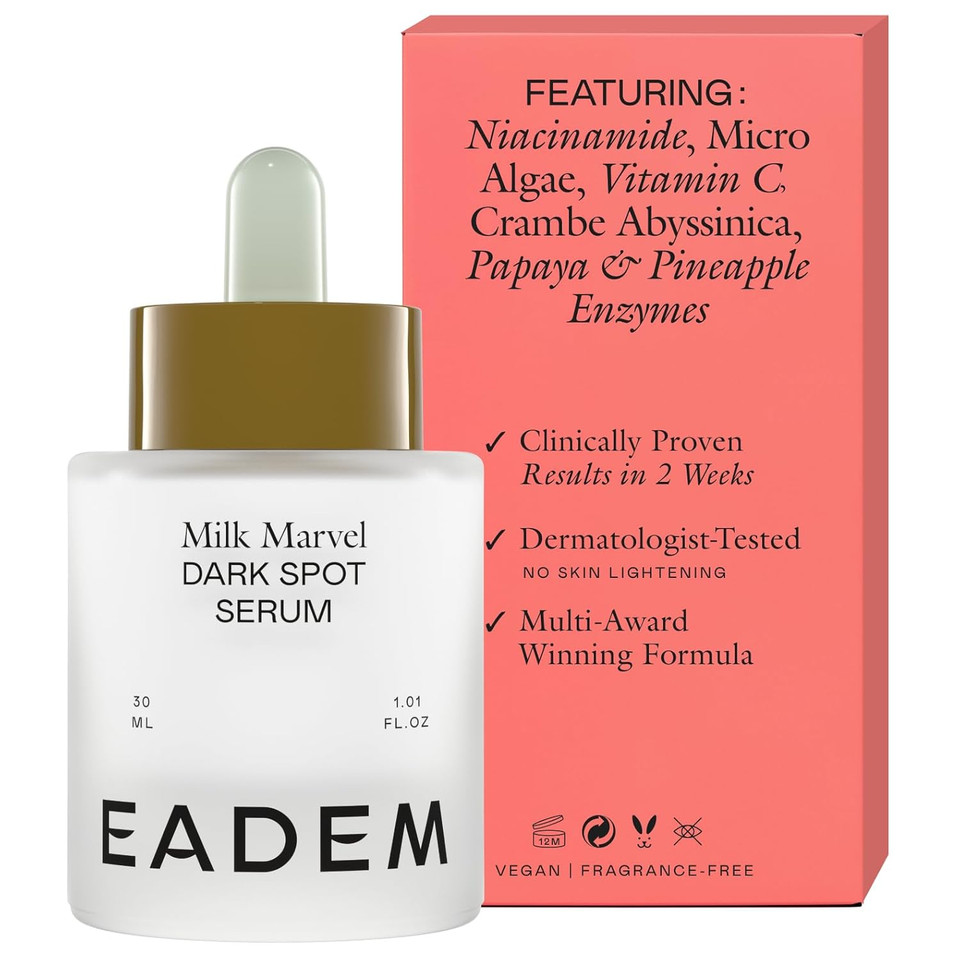 Eadem Milk Marvel Dark Spot Serum, Vitamin C Face Serum Infused With Niacinamide, Dark Spot Remover For Face & Body, Dark Spot Corrector For Skin Care, 1 Oz