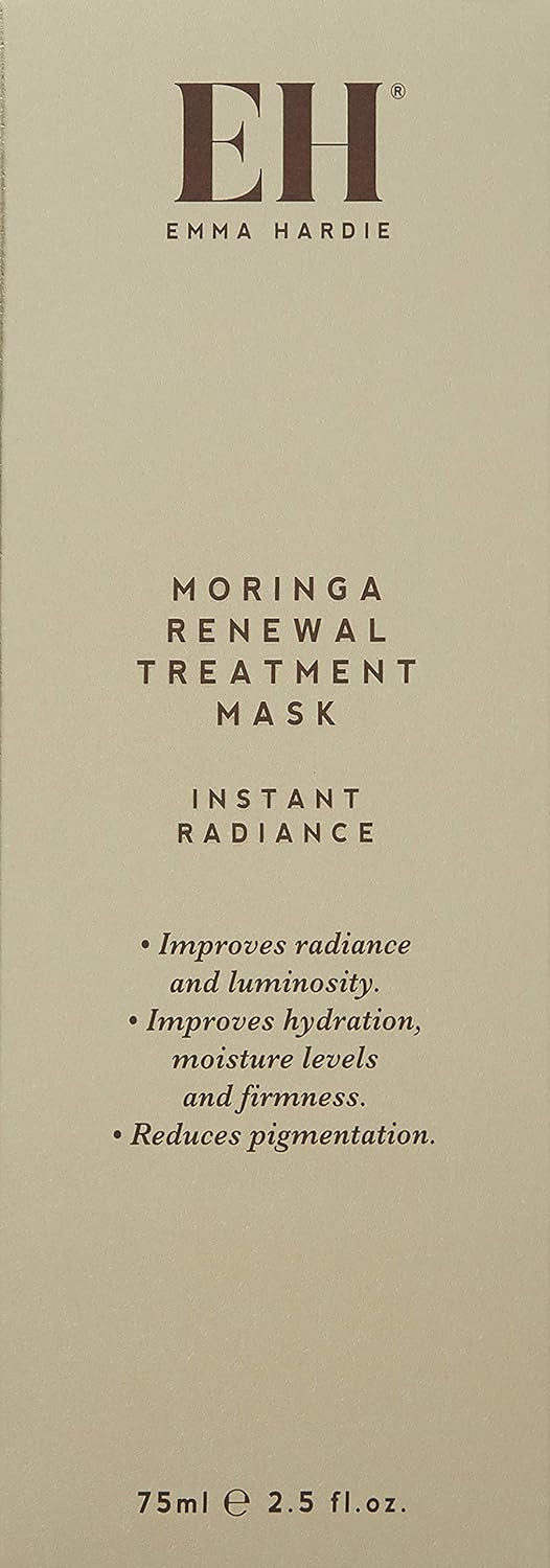 Emma Hardie 75Ml Moringa Renewal Treatment Mask, Moisturizes & Firms Skin, Reduces Pigmentation & Evens Out Complexion, Suitable For Sensitive Skin, Vegan & Cruelty Free