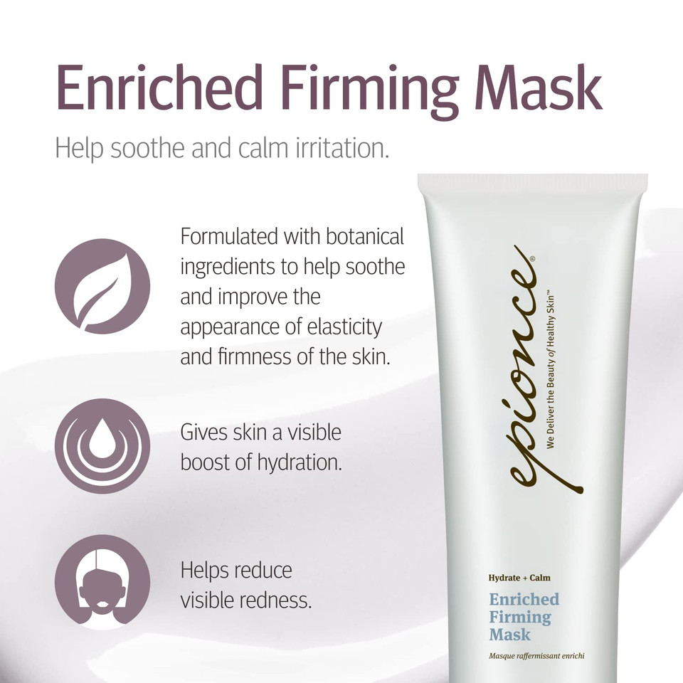 Epionce Enriched Firming Mask - Hydrating Face Mask For All Skin Types, For Skin Elasticity & Firmness With Shea Butter & Glycerin, Dermatologist Skincare