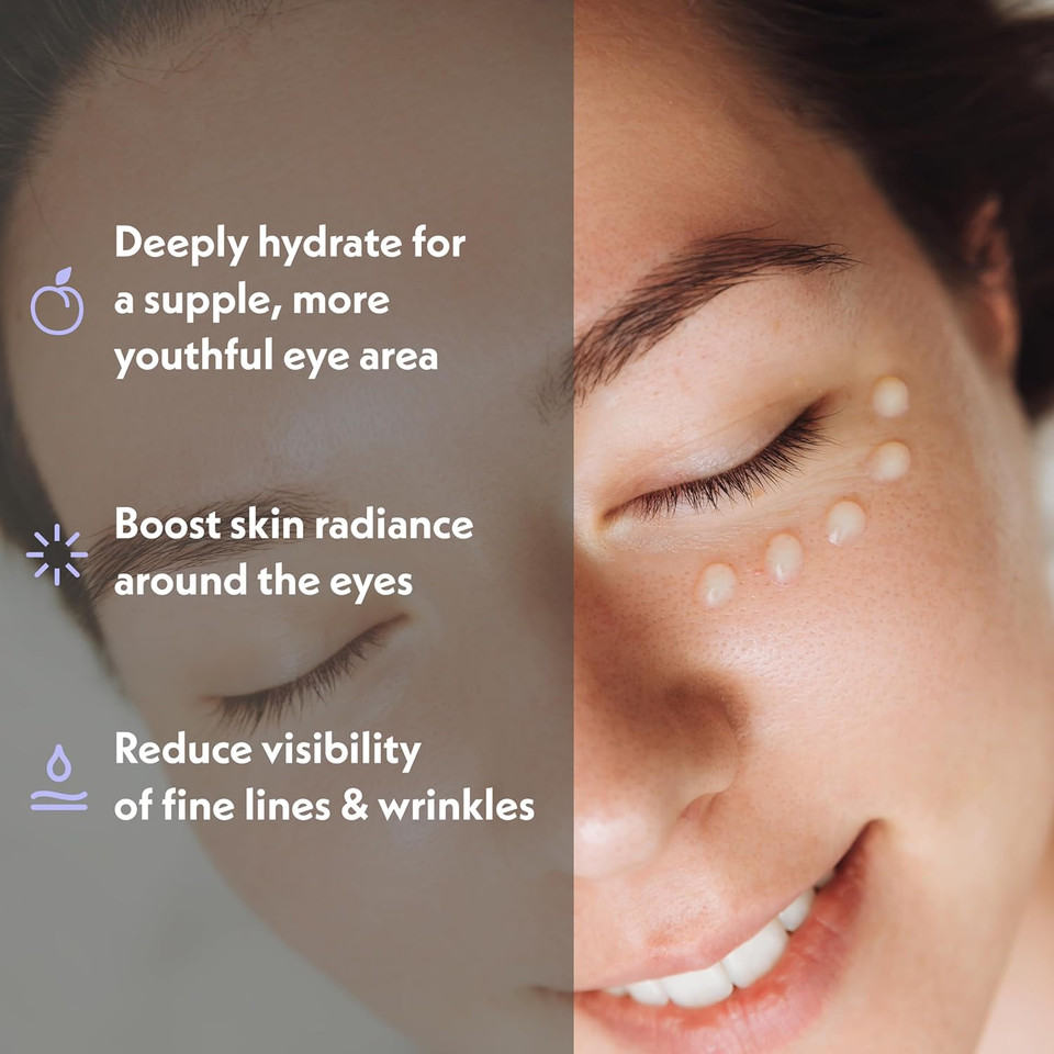 Eve Hansen Anti-Aging Bundle - Eye Gel With Peptides & Hyaluronic Acid Serum For Face - Hydrating Under-Eye Cream With Plant Stem Cells, Vitamin E, And Moisturizer With Vitamin C + E